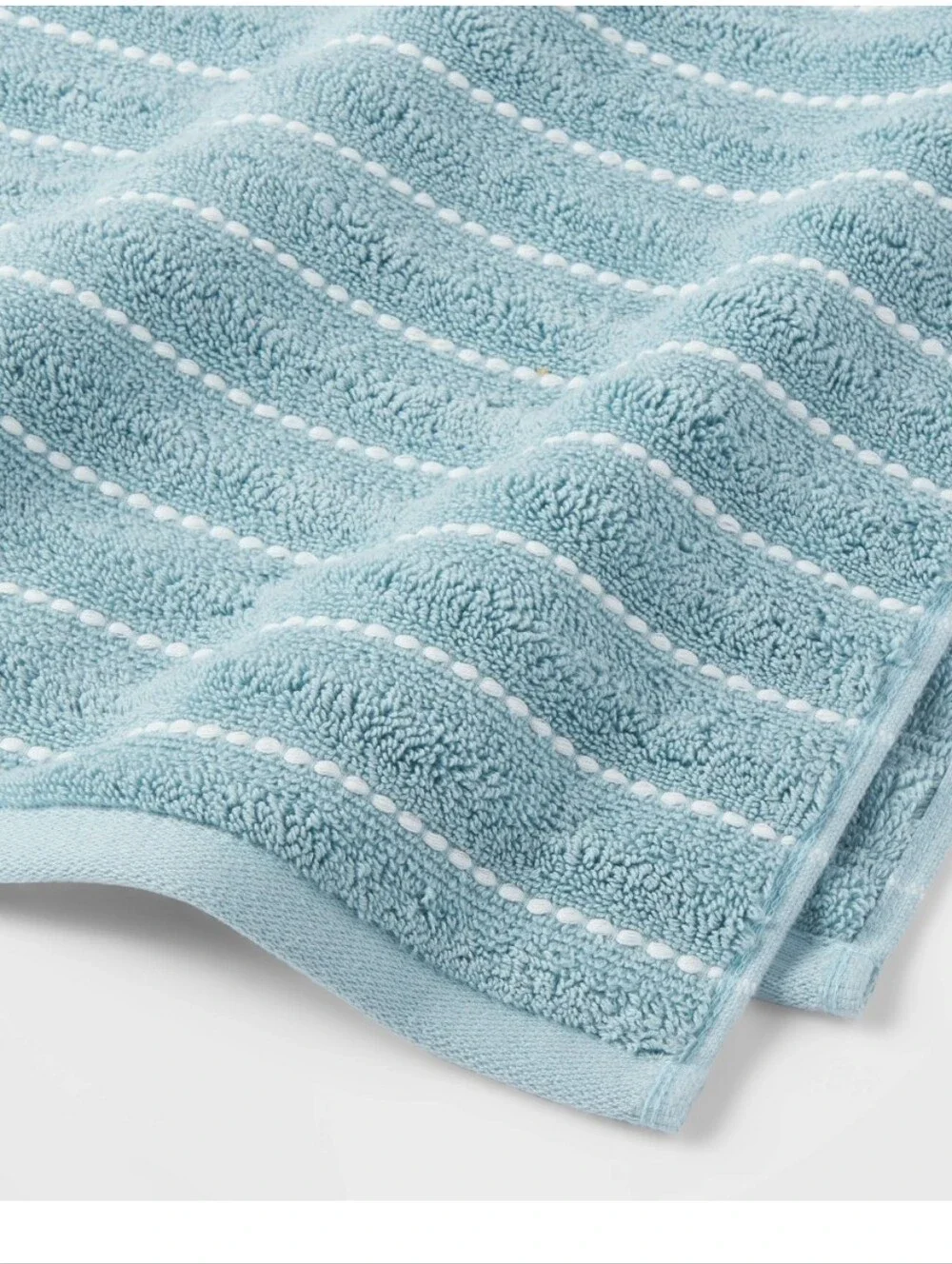 Threshold Striped Oversized Performance Plus Bath Towel Set Of 2 Nwt
